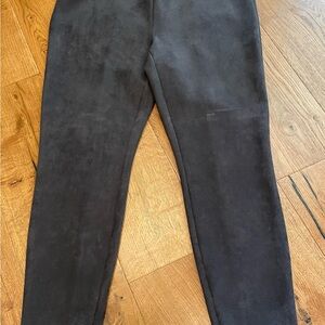 CHICO’S BEAUTIFUL CHARCOAL SUEDE PANTS ARE EPIC